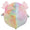 11-Inch Tinley the Rainbow Tie-Dye Axolotl - 3