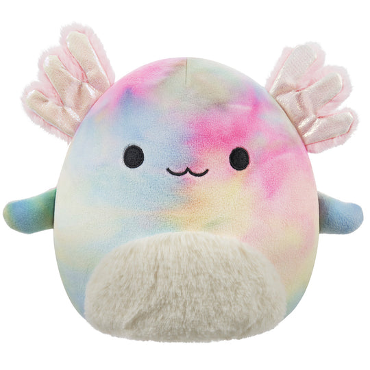 11-Inch Tinley the Rainbow Tie-Dye Axolotl