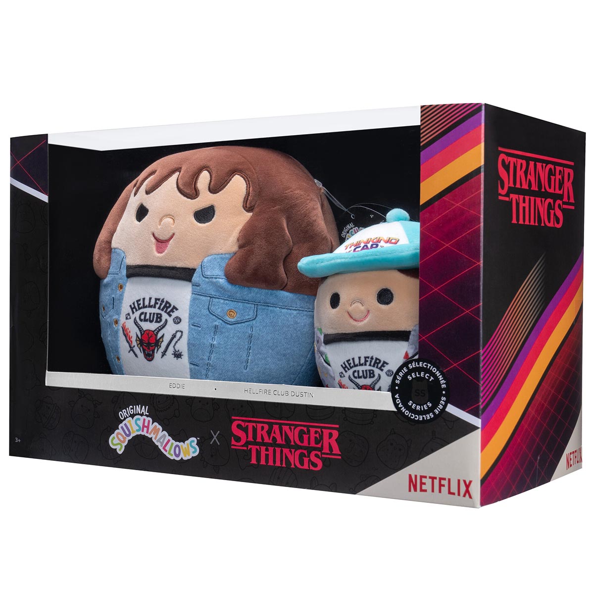 Squishmallows Eddie + Dustin Stranger Things 2-Pack | Jazwares