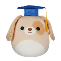 8-Inch Harris the Brown Spotted Dog in Graduation Cap - 0