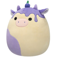 12-Inch Benito the Blueberry Cheesecake Cow - 1