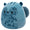14-Inch Brunhilda the Blue Tonal Squirrel with Velvet Accents - 2
