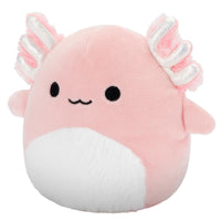 5-Inch Archie the Pink Axolotl with White Fuzzy Belly - 1