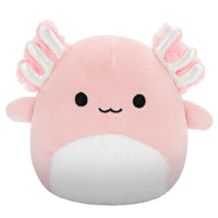 5-Inch Archie the Pink Axolotl with White Fuzzy Belly - 0