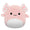 5-Inch Archie the Pink Axolotl with White Fuzzy Belly - 1