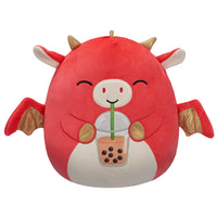 12-Inch Baiden the Red Dragon with Boba Drink - 0