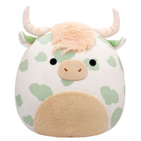 20-Inch Celestino the Sage Green Spotted Highland Cow - 0