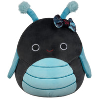 14-Inch Celie the Teal and Black Grasshopper with Bow - 0