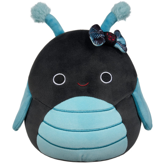 14-Inch Celie the Teal and Black Grasshopper with Bow