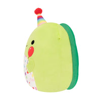 12-Inch Henry the Green Turtle with Birthday Hat Holding Balloon - 2