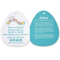 5-Inch Ankur the Teal Mushroom with Fuzzy Belly - 5