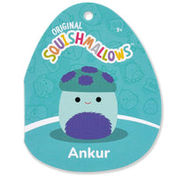 5-Inch Ankur the Teal Mushroom with Fuzzy Belly - 4