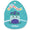 5-Inch Ankur the Teal Mushroom with Fuzzy Belly - 5
