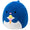 20-Inch Mav the Blue Shark Holding Ice Cream - 2