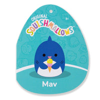 20-Inch Mav the Blue Shark Holding Ice Cream - 5