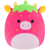 12-Inch Cleary the Hot Pink Strawberry Cow - 0