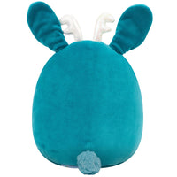 8-Inch Aspen the Sea Green Jackalope with Iridescent Horns - 3