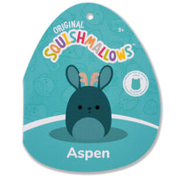 8-Inch Aspen the Sea Green Jackalope with Iridescent Horns - 4