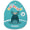8-Inch Aspen the Sea Green Jackalope with Iridescent Horns - 5