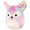 8-Inch Paulette the Rainbow Tie-Dye Fennec Fox - 2