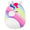 8-Inch Clarissa the Rainbow Unicorn with Fuzzy Belly - 2