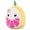 5-Inch Eleanor the Yellow Grapefruit with Flower Hairpin - 2