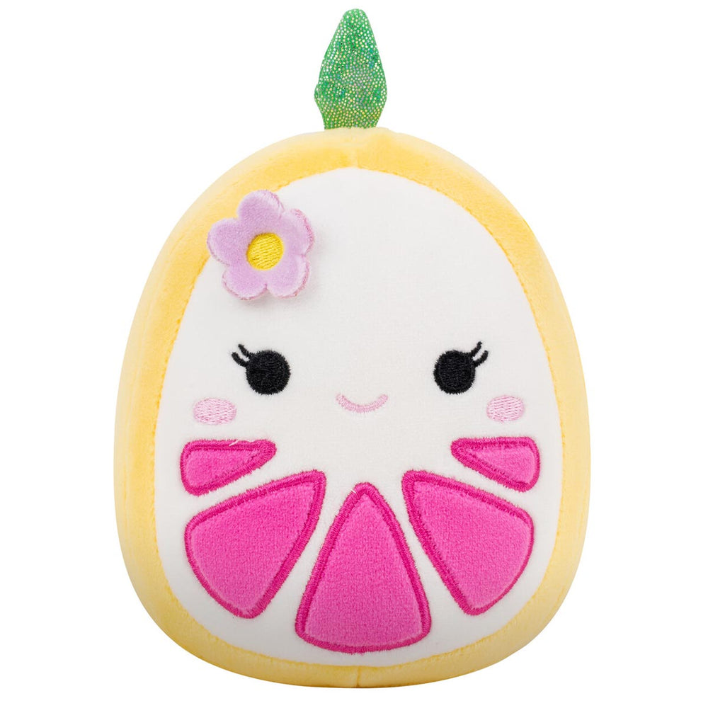 5-Inch Eleanor the Yellow Grapefruit with Flower Hairpin - 1