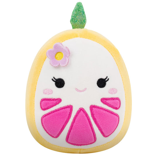 5-Inch Eleanor the Yellow Grapefruit with Flower Hairpin