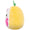5-Inch Eleanor the Yellow Grapefruit with Flower Hairpin - 3