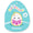 5-Inch Eleanor the Yellow Grapefruit with Flower Hairpin - 5