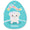 5-Inch Zaylee the White Bigfoot with Rainbow Mane - 5