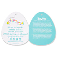 5-Inch Zaylee the White Bigfoot with Rainbow Mane - 5
