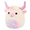 5-Inch Dagnus the Tan Highland Cow with Rainbow Tie-Dye Belly - 2