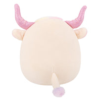 5-Inch Dagnus the Tan Highland Cow with Rainbow Tie-Dye Belly - 3