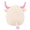 5-Inch Dagnus the Tan Highland Cow with Rainbow Tie-Dye Belly - 4