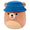 12-Inch Stokely the Brown Kodiak Bear with Bucket Hat - 2