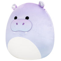14-Inch Benedict the Purple Gradient Hippo with Sparkly Ears - 1