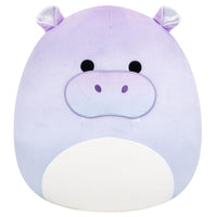 14-Inch Benedict the Purple Gradient Hippo with Sparkly Ears - 0