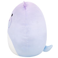 14-Inch Benedict the Purple Gradient Hippo with Sparkly Ears - 2
