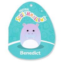 14-Inch Benedict the Purple Gradient Hippo with Sparkly Ears - 4