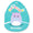14-Inch Benedict the Purple Gradient Hippo with Sparkly Ears - 5