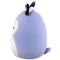 14-Inch Binoche the Purple Fawn with Plaid Antlers and Bow - 2
