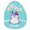 14-Inch Binoche the Purple Fawn with Plaid Antlers and Bow - 5