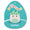 24-Inch Sydney the Teal Spotted Mushroom - 5