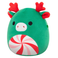 5-Inch Zumir the Green Moose with Peppermint Swirl Belly - 1
