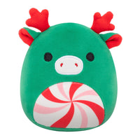 5-Inch Zumir the Green Moose with Peppermint Swirl Belly - 0
