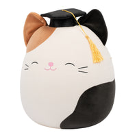 12-Inch Cam the Calico Cat in Graduation Cap - 1