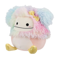 Diane the Peach Bigfoot with Yellow Rain Boots - 1