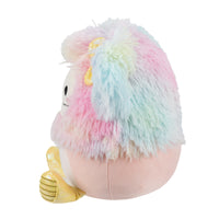 Diane the Peach Bigfoot with Yellow Rain Boots - 2