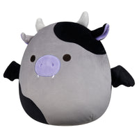 12-Inch Bridgette the Grey and Black Cow Bat - 1